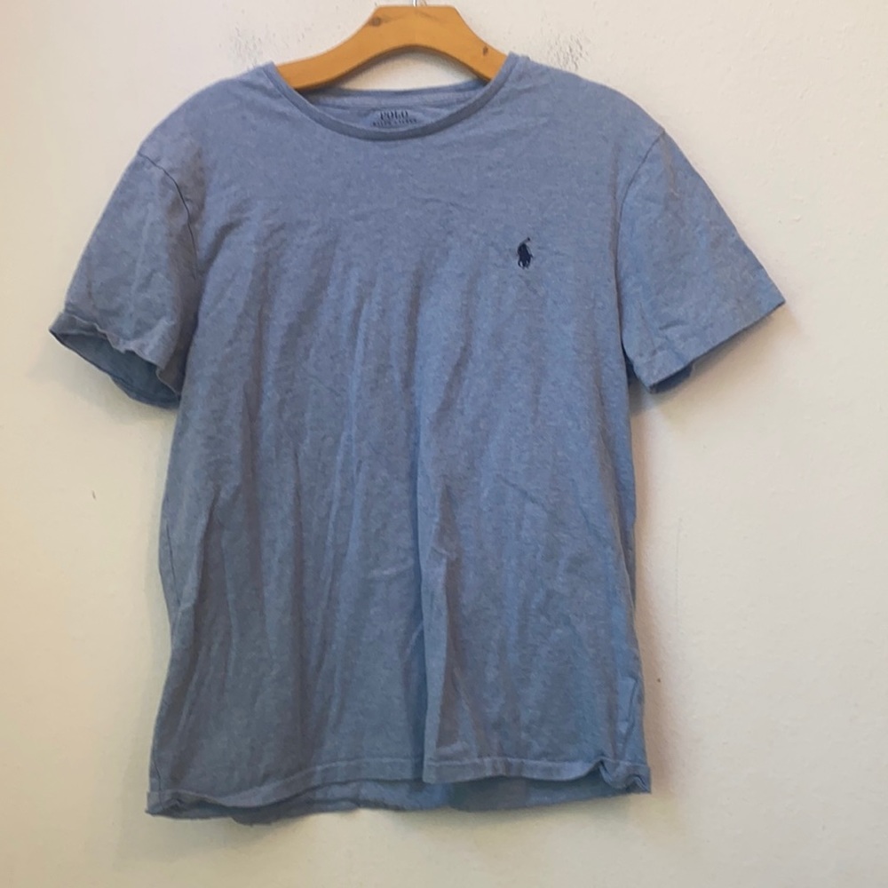 MENS POLO BY RALPH LARUEN BLUE SHIRT SIZE M